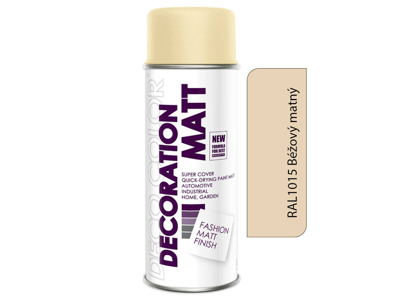 Sprej Deco Color Decoration 400ml MATT RAL 1015 Béžový