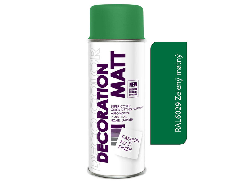 Sprej Deco Color Decoration 400ml MATT RAL 6029 Zelený