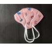 Ochranné rúško detské ružové huby