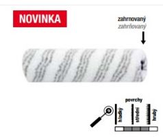 Valček maliarsky Candy šedý pruh 25cm