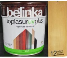 Belinka Toplasur UV plus 0,75L 12 - Bezfarebná